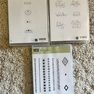Stampin' Up! Set of 3 stamp sets